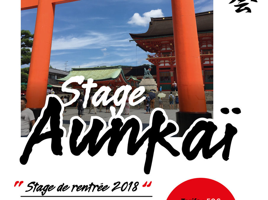 Aunkai – Stage au Torii Dojo – Saint Cloud 92210